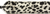 Animal Leopard black & white wrist wraps-Thicker