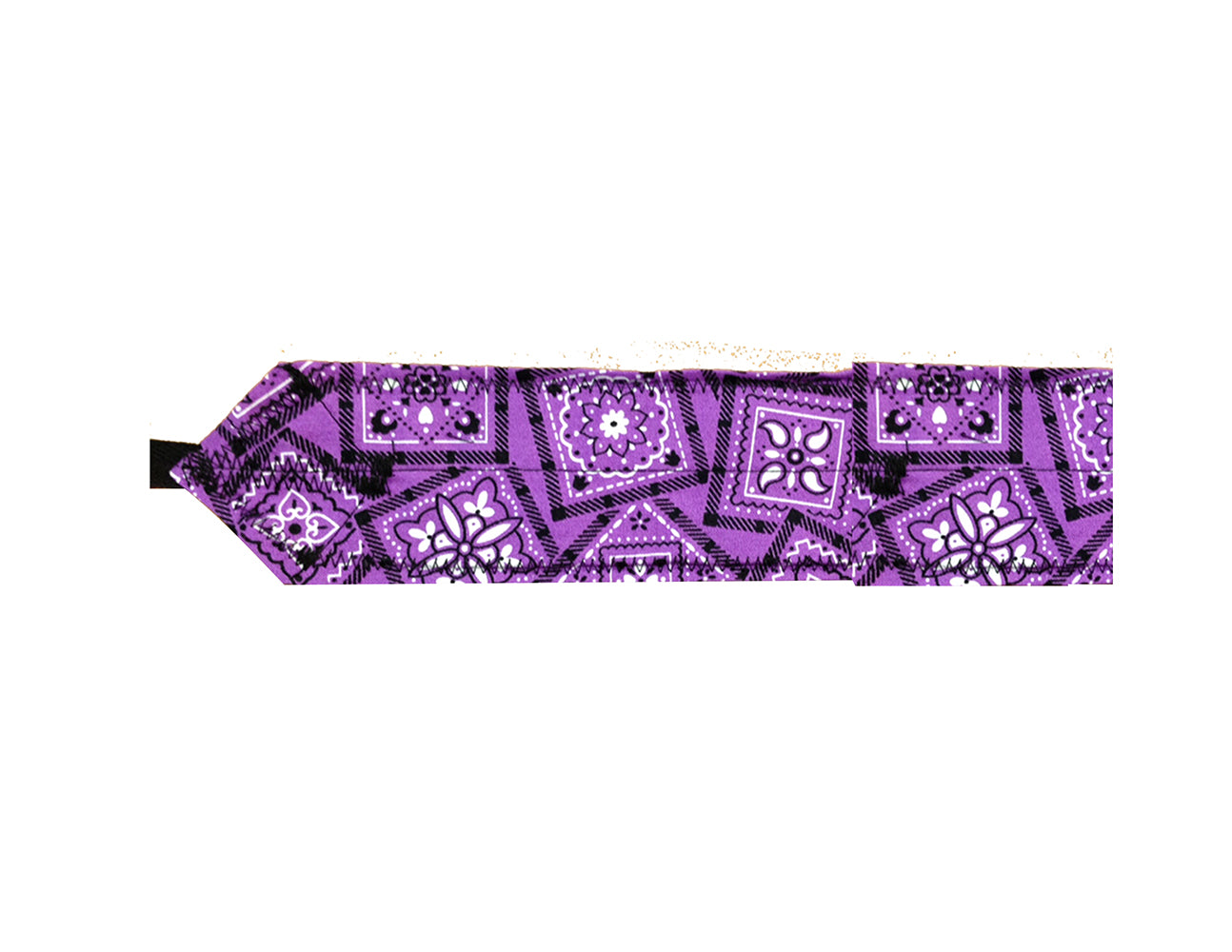 Bandana purple wrist wraps